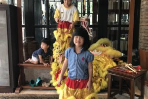 During CNY, the kids caught a viral fever