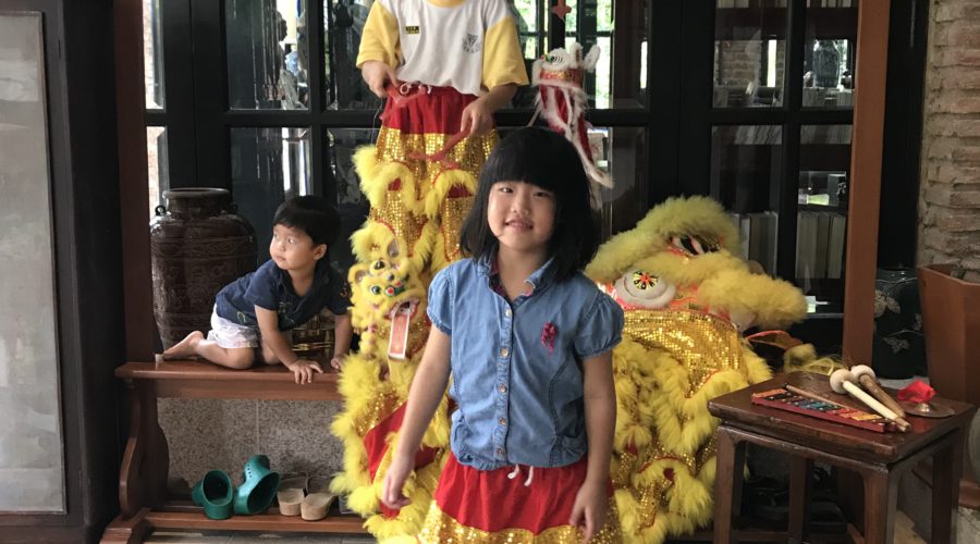 During CNY, the kids caught a viral fever