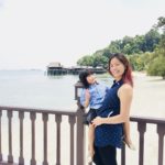 Jade & Marion on the pier of Pangkor Laut Resort