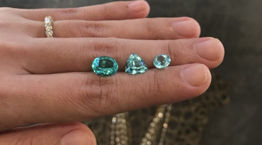 Paraiba tourmalines