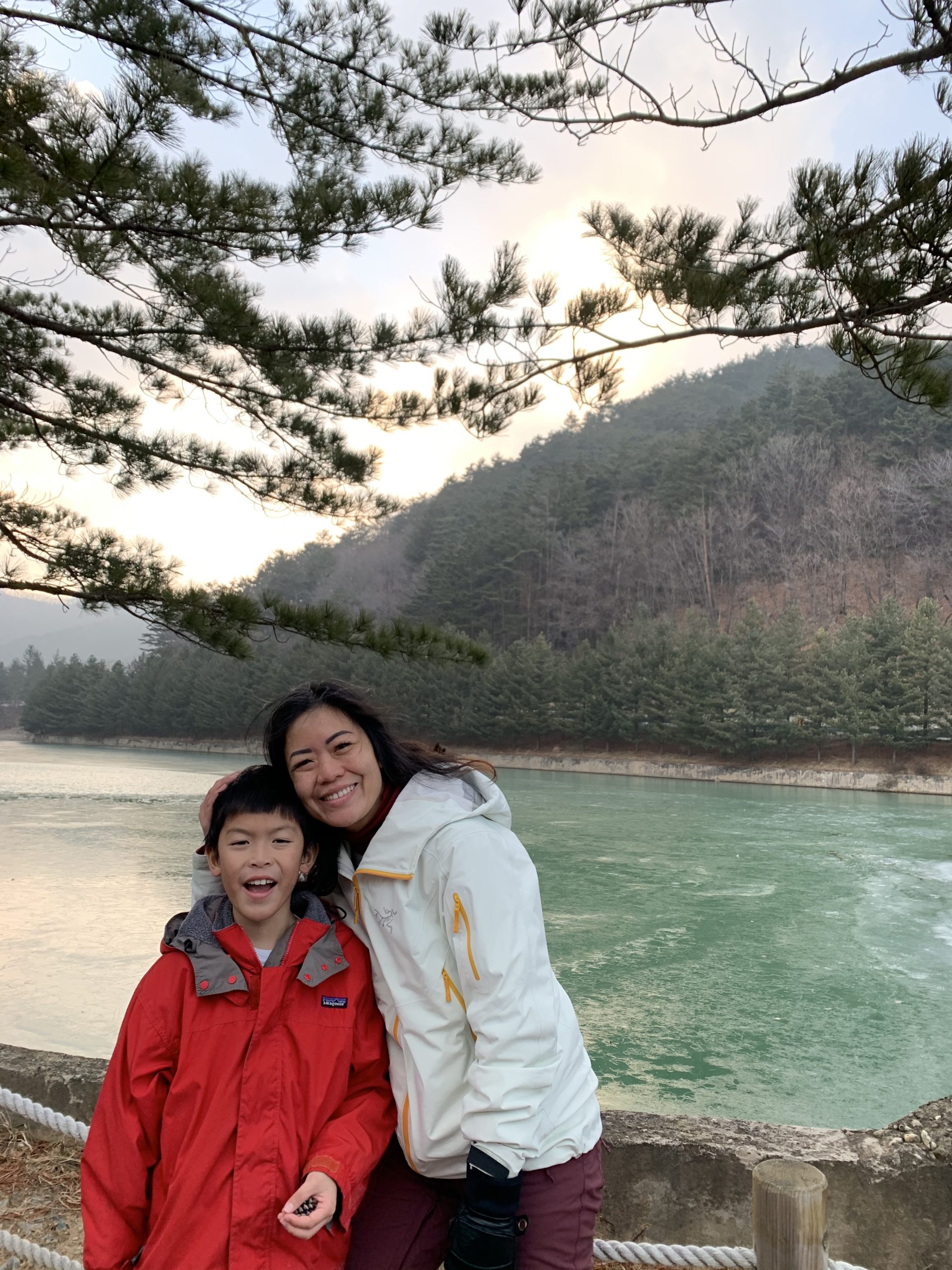 Frozen lake in PyeongChang