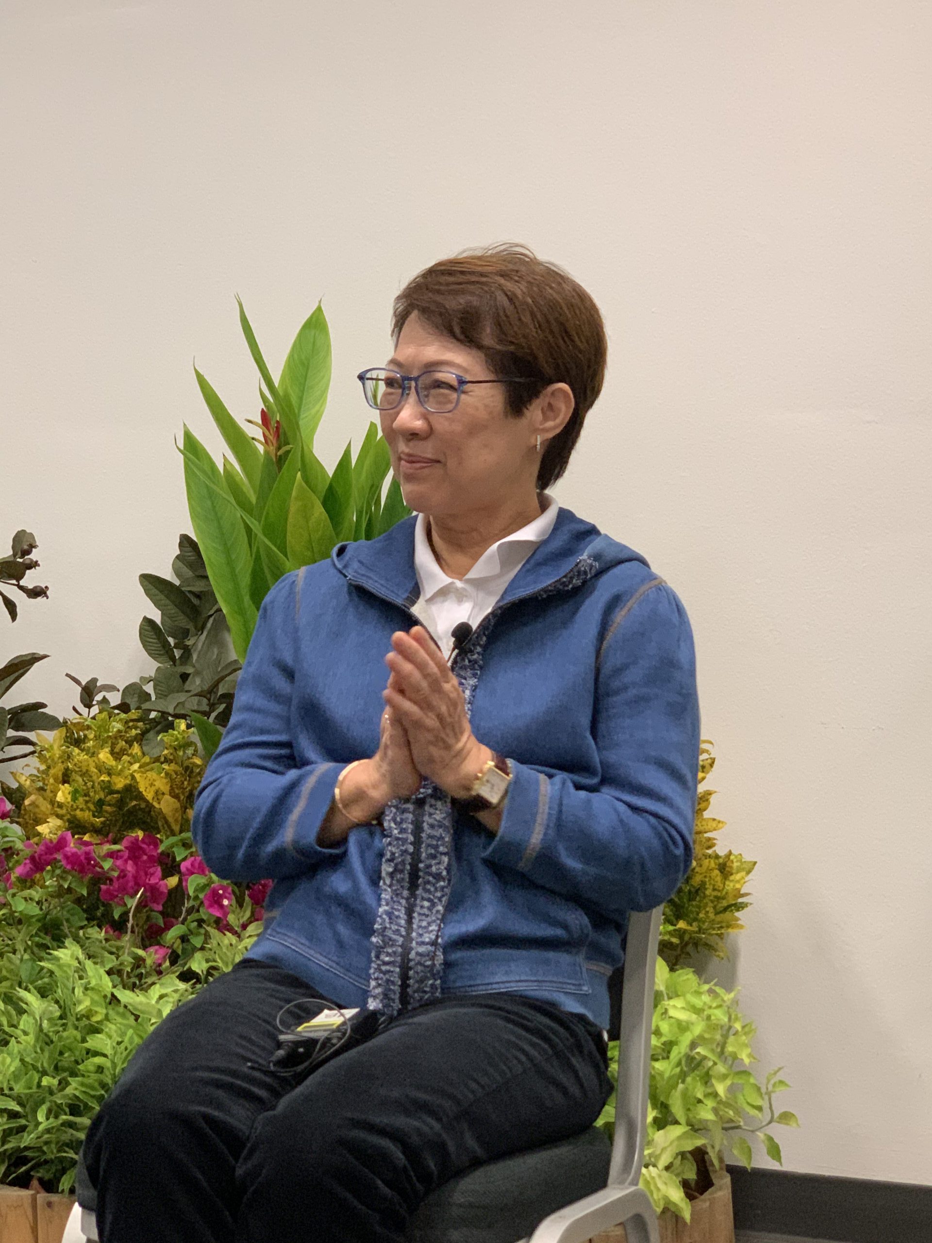 Mrs Wee Sin Tho, on the panel for the therapeutic forest discussion