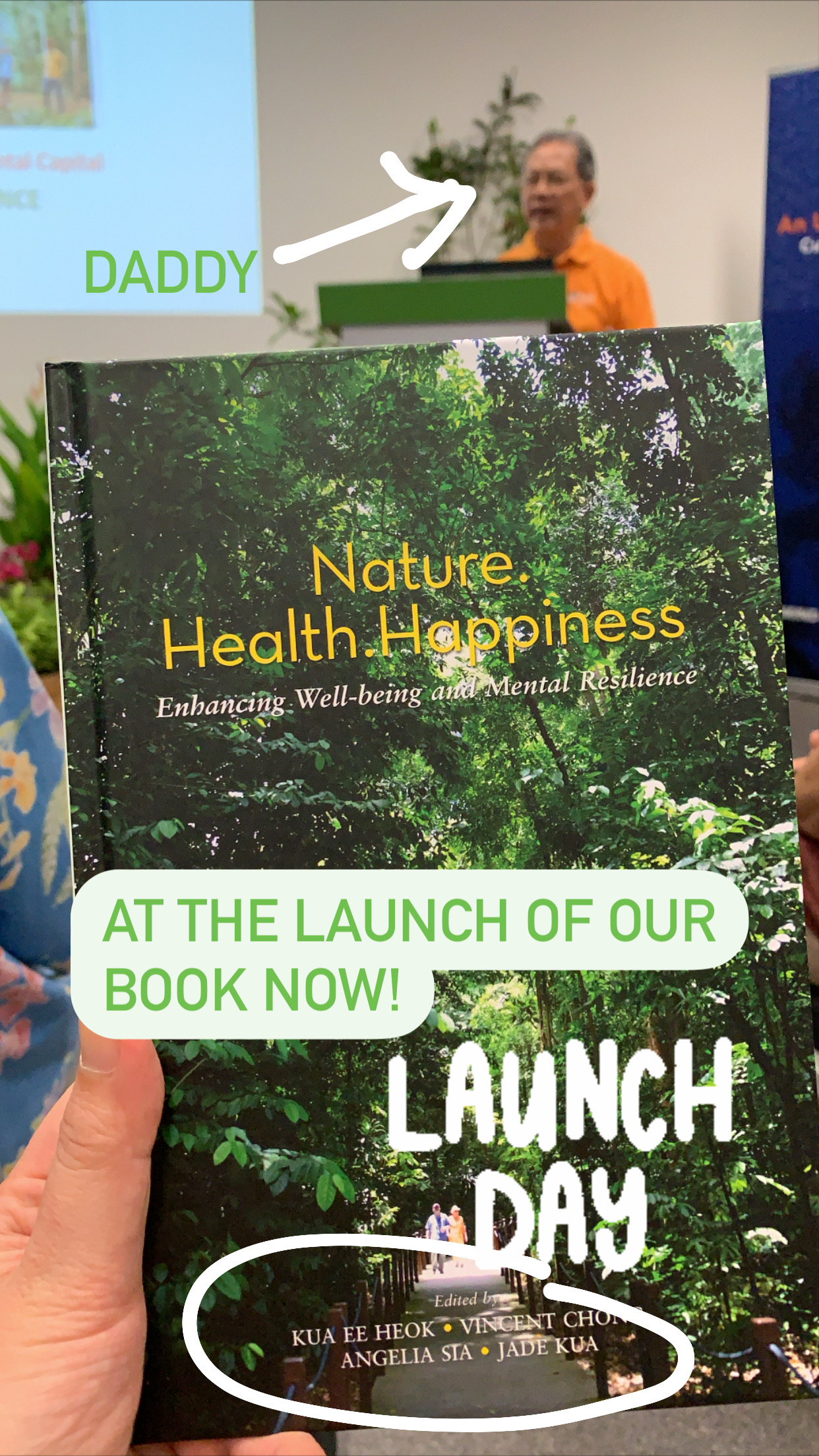 Book launch on therapeutic forest